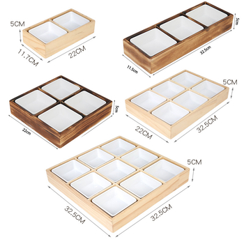Devetodjelni pladanj za voće, jednostavan stil, prvoklasna kvaliteta, lansiran 2024.