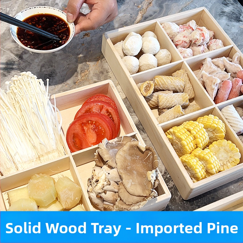 Деветсекционен поднос за плодове, опростен стил, първокласно качество, пуснат през 2024 г.