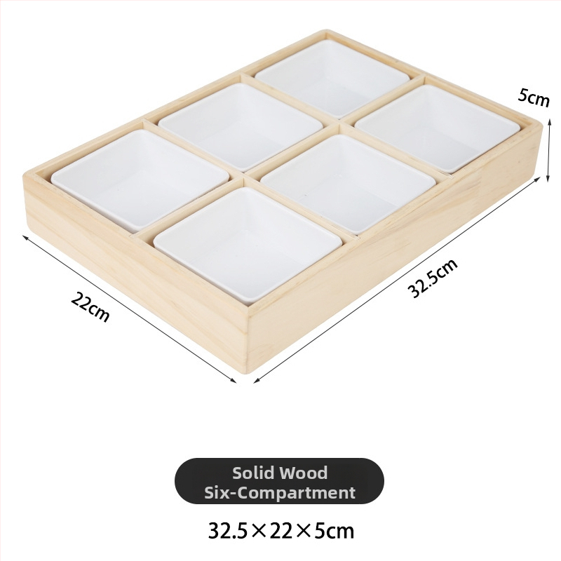 Devetodjelni pladanj za voće, jednostavan stil, prvoklasna kvaliteta, lansiran 2024.