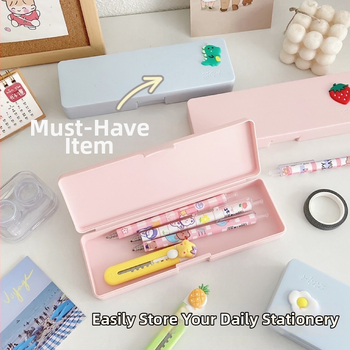 Box na ceruzky, plastová, model B-WJ-301, hmotnosť 70 g, balenie 200 ks, OPP vrecko