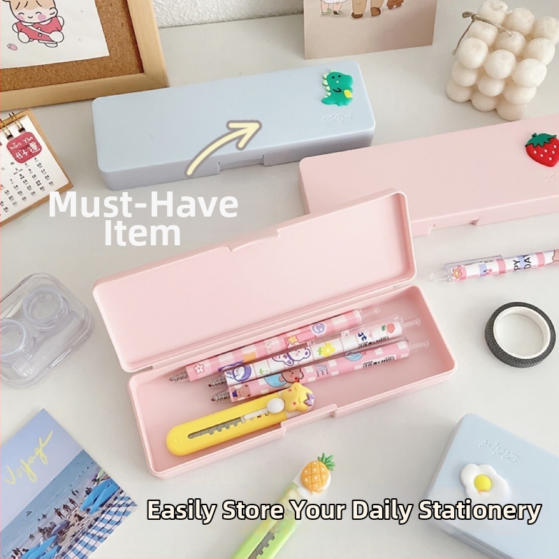 Box na ceruzky, plastová, model B-WJ-301, hmotnosť 70 g, balenie 200 ks, OPP vrecko