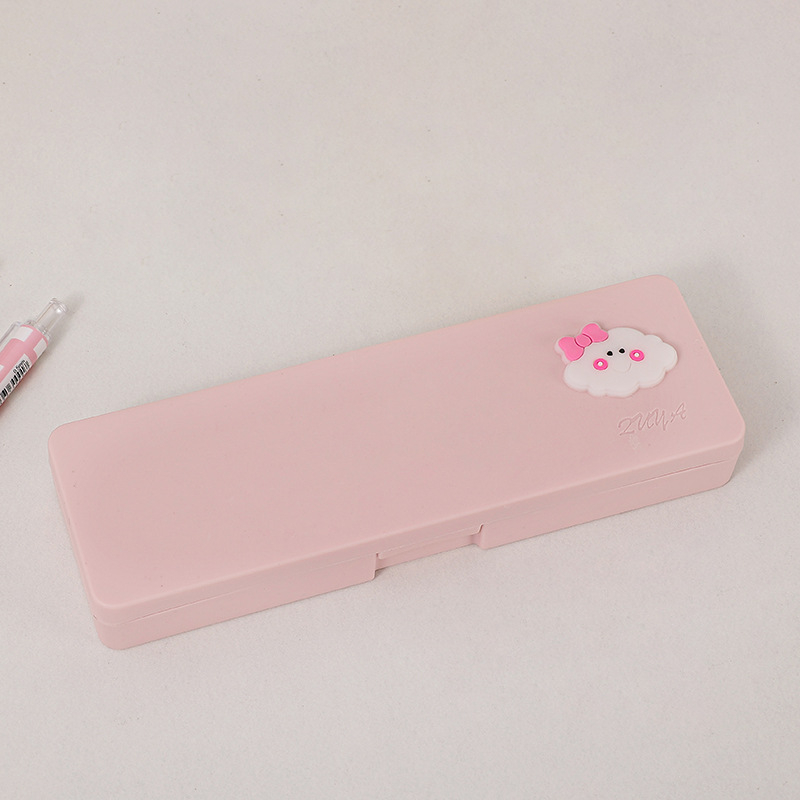 Ceruzatartó doboz, műanyag, modell B-WJ-301, 70 g, 200 darabos csomag, OPP csomagolás