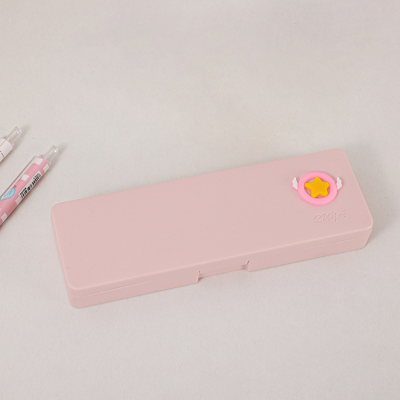 Ceruzatartó doboz, műanyag, modell B-WJ-301, 70 g, 200 darabos csomag, OPP csomagolás