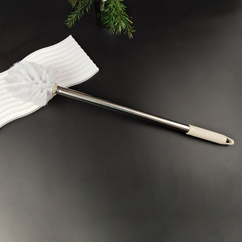 Hosszú nyeletű WC-kefe készlet a sarkok alapos tisztításához – műanyag, 122 g, multipack csomagolás, Meishuo