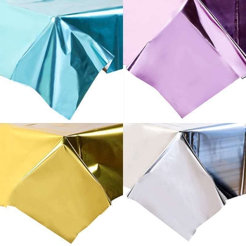 Jednokratni PE stolnjak, pravokutni, uzorak: uniforman, prilagodba dostupna