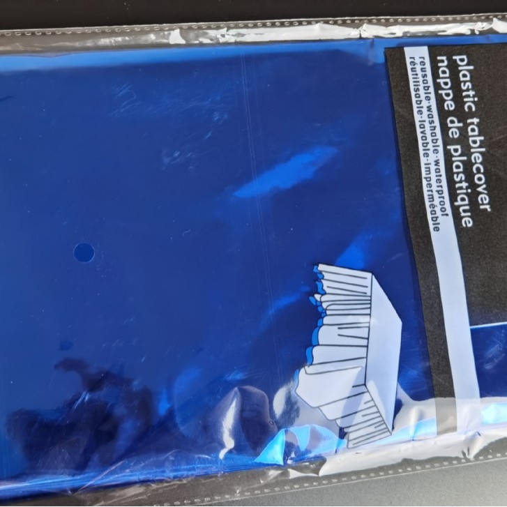 Jednokratni PE stolnjak, pravokutni, uzorak: uniforman, prilagodba dostupna