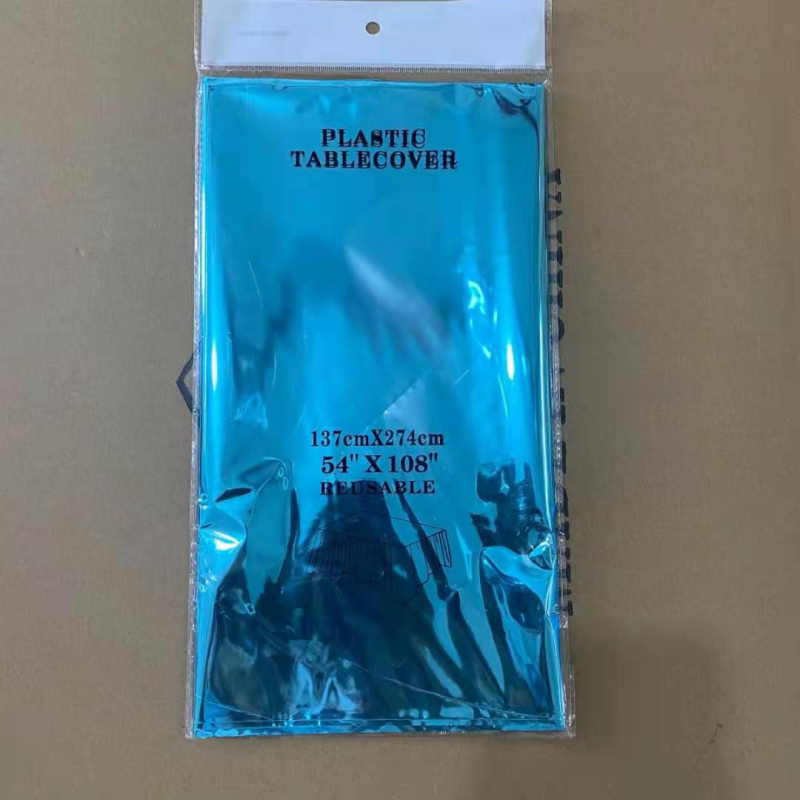 Jednokratni PE stolnjak, pravokutni, uzorak: uniforman, prilagodba dostupna