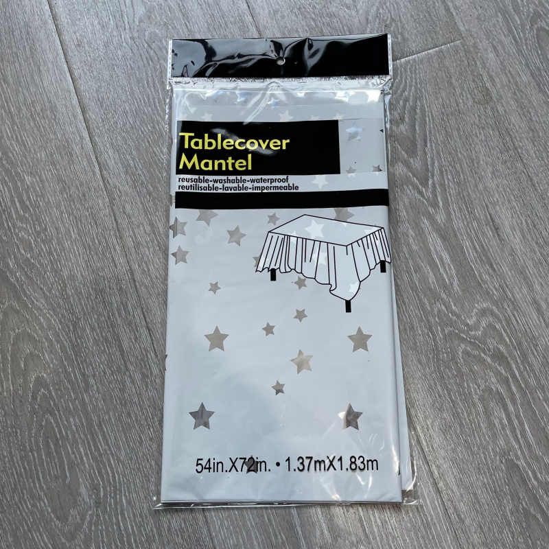 Jednokratni PE stolnjak, pravokutni, uzorak: uniforman, prilagodba dostupna