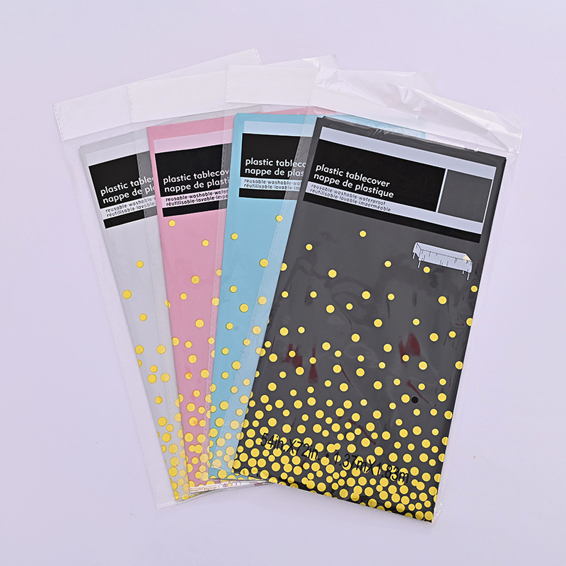 Jednokratni PE stolnjak, pravokutni, uzorak: uniforman, prilagodba dostupna