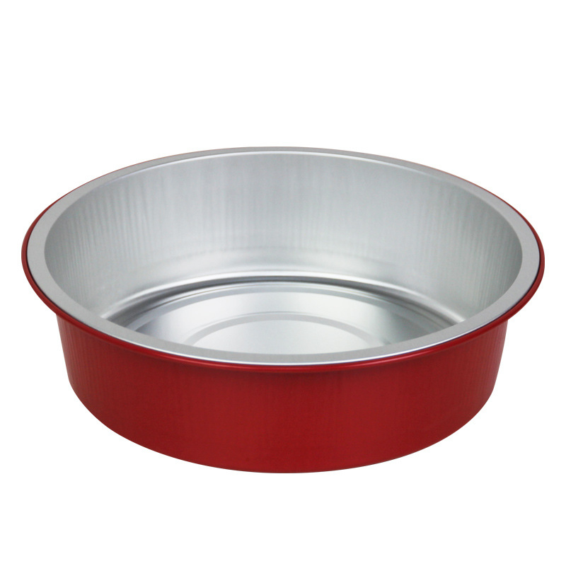 Mudis δίσκος μίας χρήσης από αλουμινόφυλλο, στρογγυλός, πάχος 0,2 mm, χωρητικότητα 100–3000, διασπώμενο.