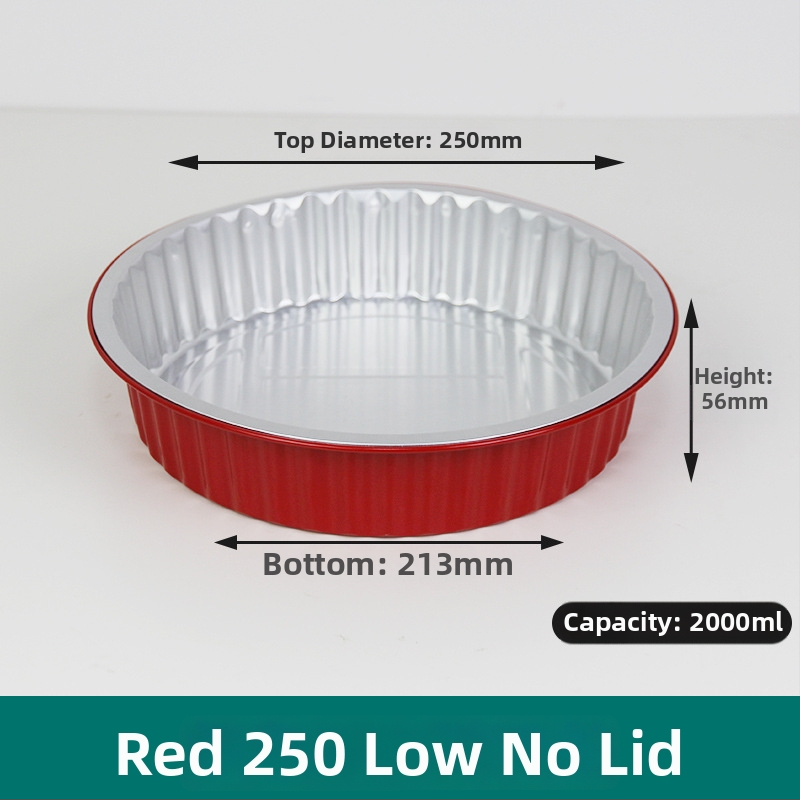 Mudis δίσκος μίας χρήσης από αλουμινόφυλλο, στρογγυλός, πάχος 0,2 mm, χωρητικότητα 100–3000, διασπώμενο.