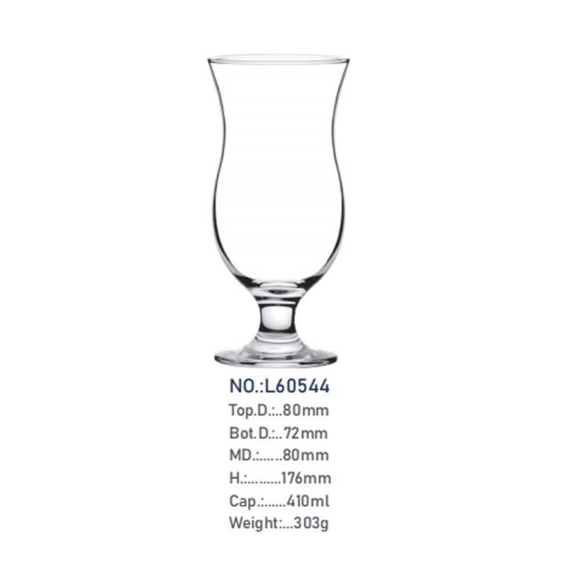 Čaša za sok, staklo od soda-lime, cilindrični oblik, visoka temperaturna otpornost, otisak logotipa, mogućnost prilagodbe