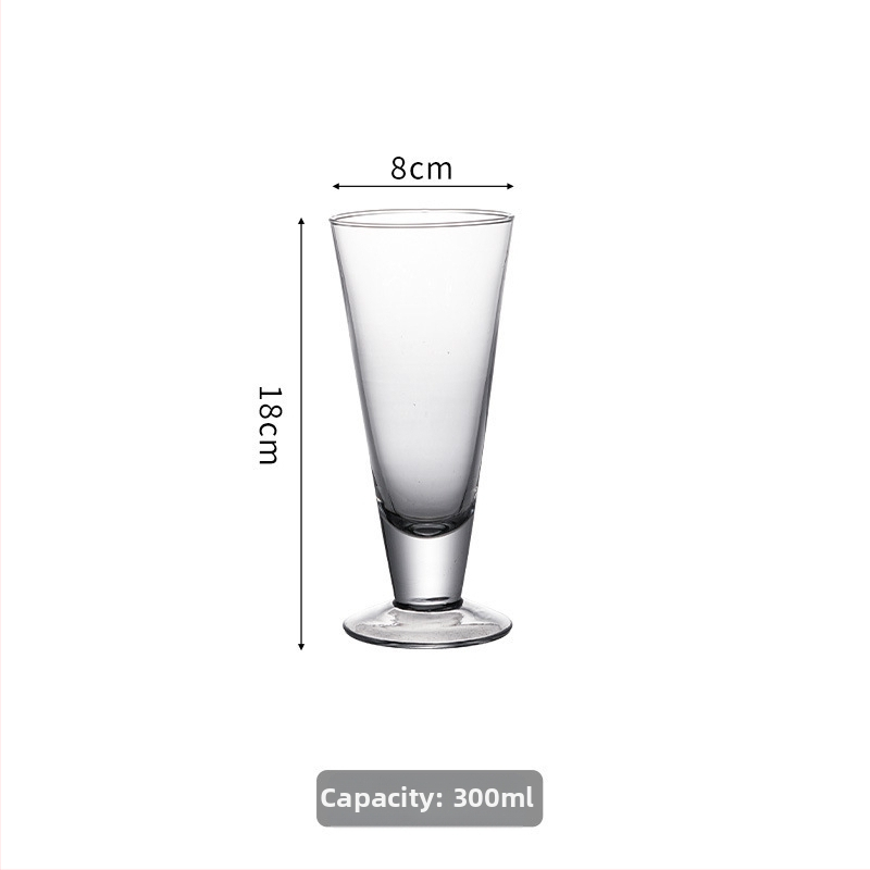 Čaša za sok, staklo od soda-lime, cilindrični oblik, visoka temperaturna otpornost, otisak logotipa, mogućnost prilagodbe