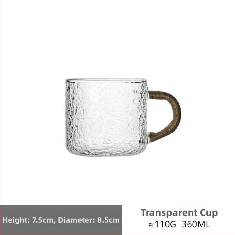 Γυάλινο σετ μπουκαλιού νερού και τσαγιέρα με κύπελλα, θερμοανθεκτικό, μεγάλης χωρητικότητας