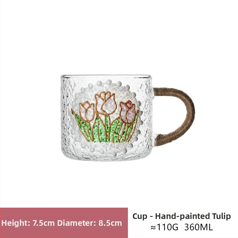 Γυάλινο σετ μπουκαλιού νερού και τσαγιέρα με κύπελλα, θερμοανθεκτικό, μεγάλης χωρητικότητας