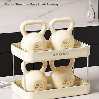 Държач за чаши и настолен органайзер с двойно ниво поднос за отцеждане – модел 985, артикул F977JSM97T5HTM, стил: универсален, материал: коприна