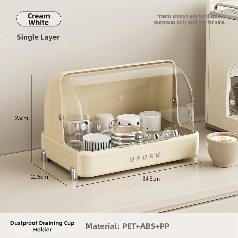 Държач за чаши и настолен органайзер с двойно ниво поднос за отцеждане – модел 985, артикул F977JSM97T5HTM, стил: универсален, материал: коприна