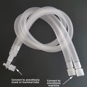 Jednorazový dýchací obvod pre anestéziu pre anestézný prístroj a dýchacie zariadenie | Materiál: PP | Značka: Yunda/iní | 1 set v balení | Schválenie lieku/prístroja: Yu machinery note 20182080722