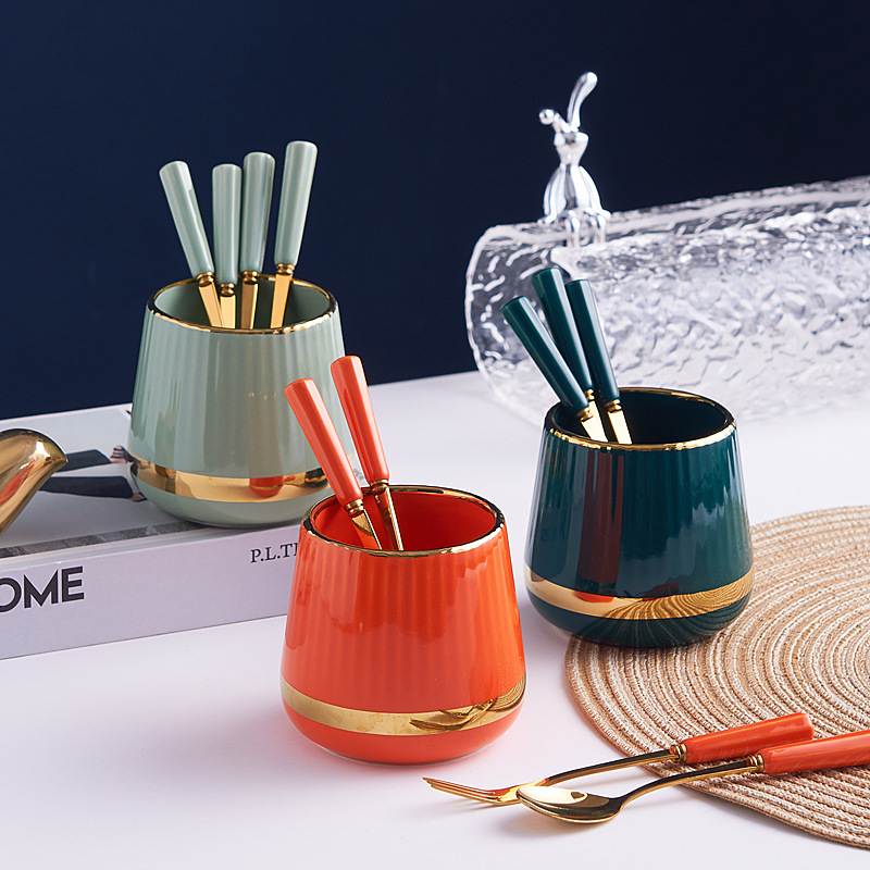 Set de furculițe pentru fructe din oțel inoxidabil – finisaj oglindă, stil simplu, personalizare logo disponibil