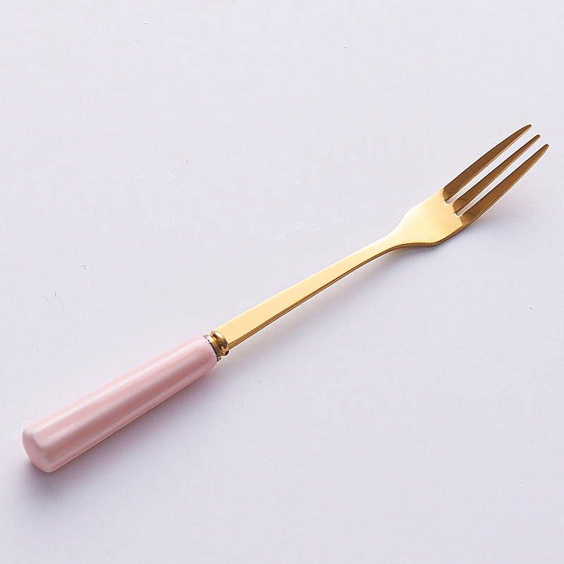 Set de furculițe pentru fructe din oțel inoxidabil – finisaj oglindă, stil simplu, personalizare logo disponibil