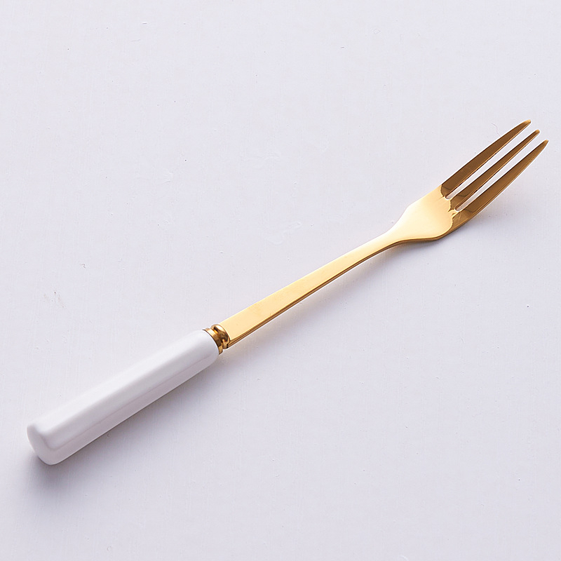 Set de furculițe pentru fructe din oțel inoxidabil – finisaj oglindă, stil simplu, personalizare logo disponibil