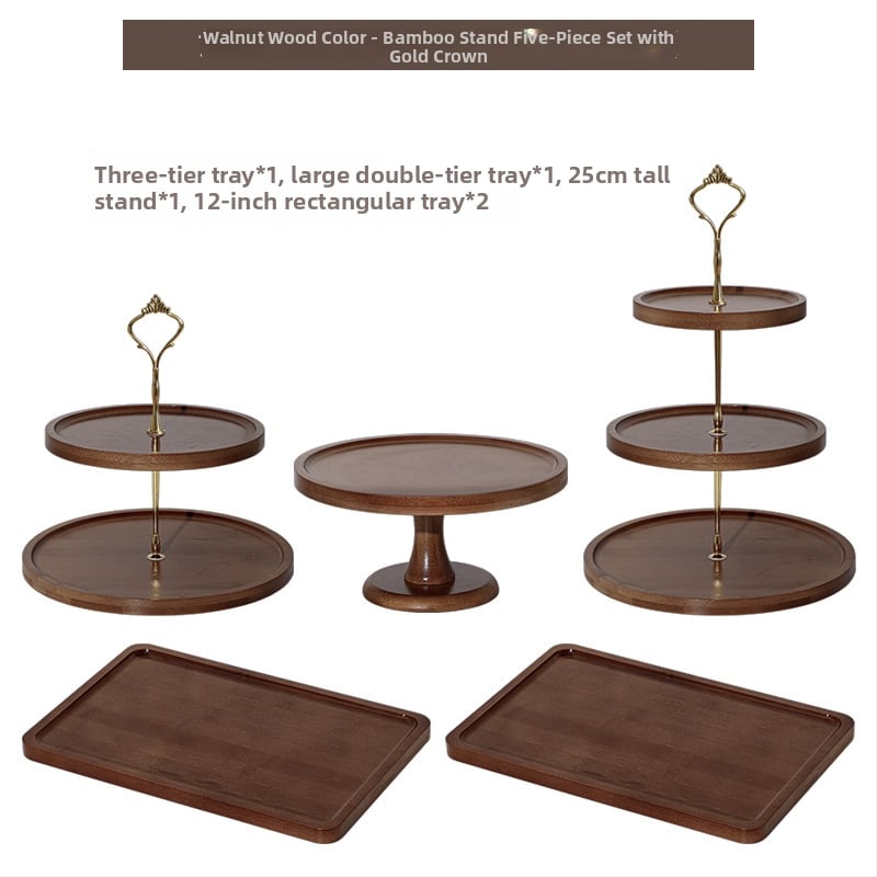 Πολυεπίπενο σταντ επίδειξης γλυκών για τραπέζι, διακόσμηση με μεταξωτά λουλούδια, μοντέρνο μινιμαλιστικό στυλ, Yi xi, Πρώτης Κατηγορίας Ποιότητα