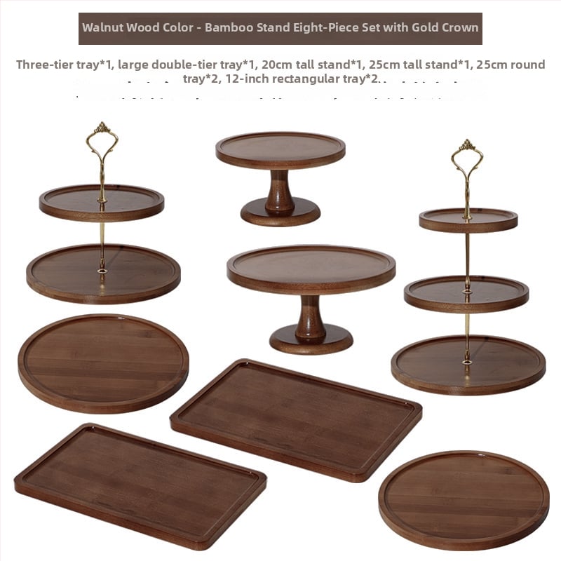 Πολυεπίπενο σταντ επίδειξης γλυκών για τραπέζι, διακόσμηση με μεταξωτά λουλούδια, μοντέρνο μινιμαλιστικό στυλ, Yi xi, Πρώτης Κατηγορίας Ποιότητα