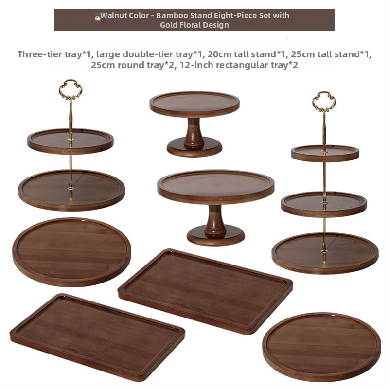 Πολυεπίπενο σταντ επίδειξης γλυκών για τραπέζι, διακόσμηση με μεταξωτά λουλούδια, μοντέρνο μινιμαλιστικό στυλ, Yi xi, Πρώτης Κατηγορίας Ποιότητα