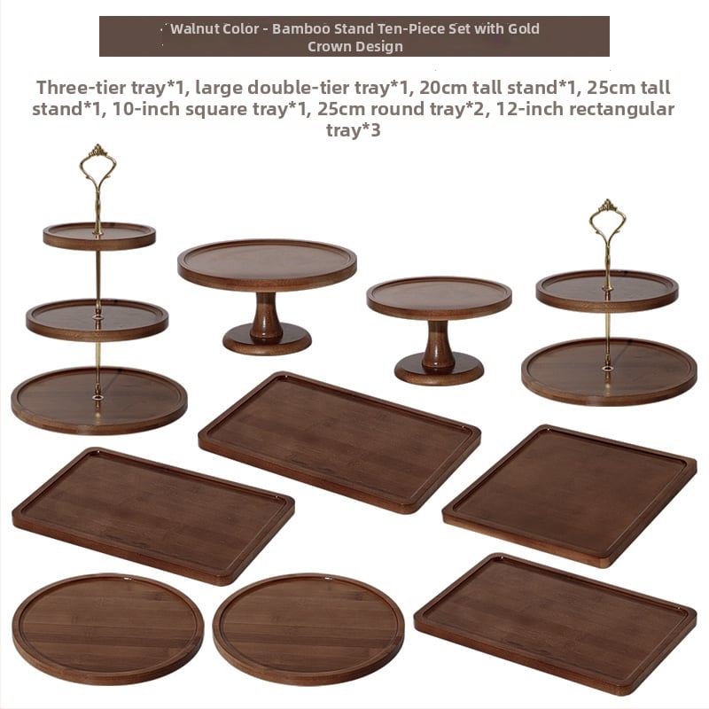 Πολυεπίπενο σταντ επίδειξης γλυκών για τραπέζι, διακόσμηση με μεταξωτά λουλούδια, μοντέρνο μινιμαλιστικό στυλ, Yi xi, Πρώτης Κατηγορίας Ποιότητα