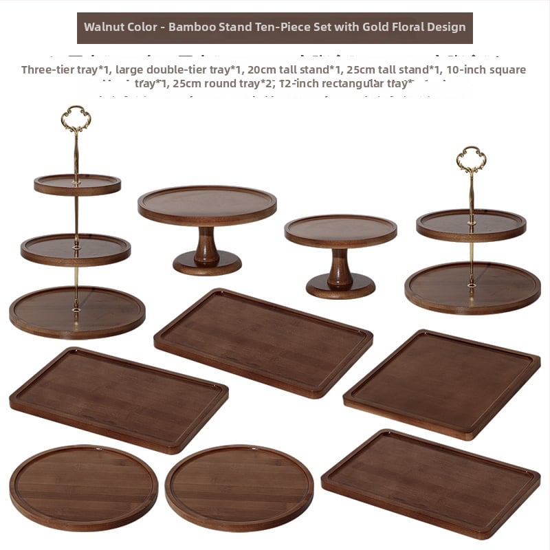 Πολυεπίπενο σταντ επίδειξης γλυκών για τραπέζι, διακόσμηση με μεταξωτά λουλούδια, μοντέρνο μινιμαλιστικό στυλ, Yi xi, Πρώτης Κατηγορίας Ποιότητα