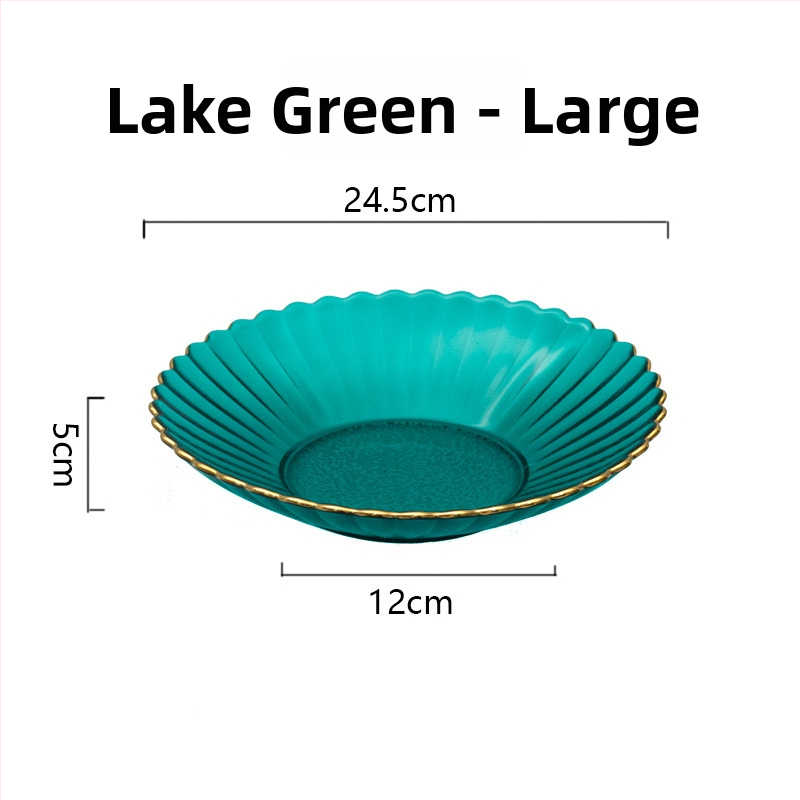 Set din sticlă pentru fructe și boluri pentru salată – rotund, design minimalist modern; diametre 10–11 cm, 13–14 cm și 18–19 cm; sticlă rezistentă la căldură