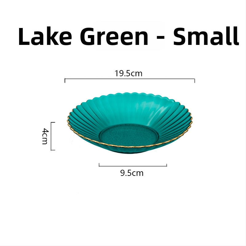 Set din sticlă pentru fructe și boluri pentru salată – rotund, design minimalist modern; diametre 10–11 cm, 13–14 cm și 18–19 cm; sticlă rezistentă la căldură