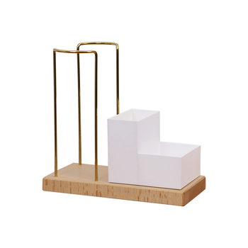 Drevený držiak na poháre – moderný a jednoduchý dizajn, stolný doplnok, bez vŕtania