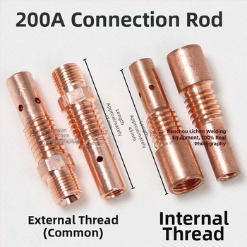 Газозащитена заваръчна пушка: свързващ прът, медно-бронзова конструкция (Тип: газозащитено заваряване; Материал: мед/бронз; Приложение: заваряване на различни метали; Серия: Panasonic)