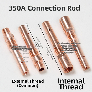 Газозащитена заваръчна пушка: свързващ прът, медно-бронзова конструкция (Тип: газозащитено заваряване; Материал: мед/бронз; Приложение: заваряване на различни метали; Серия: Panasonic)