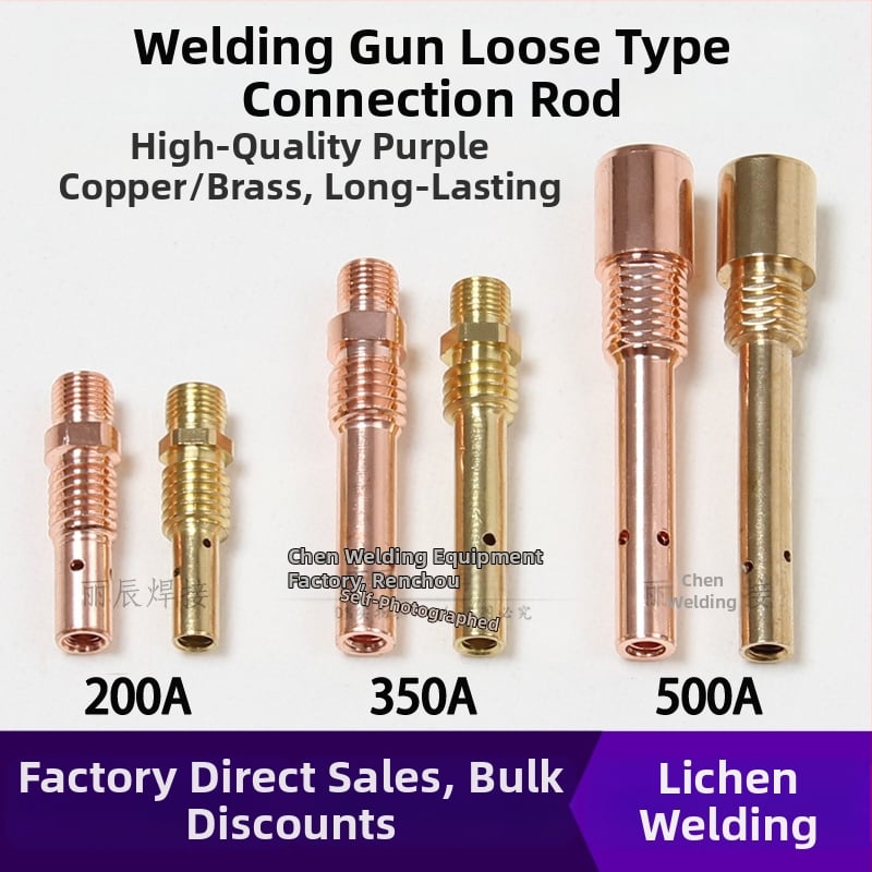 Газозащитена заваръчна пушка: свързващ прът, медно-бронзова конструкция (Тип: газозащитено заваряване; Материал: мед/бронз; Приложение: заваряване на различни метали; Серия: Panasonic)