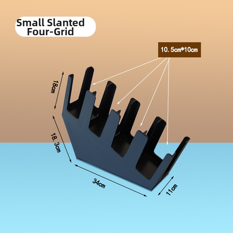 Tejeskávézók pohártartója — egyrészes injektált kialakítás, négy kerettel, pultba integrált, műanyag, tárolás, 1,5 kg