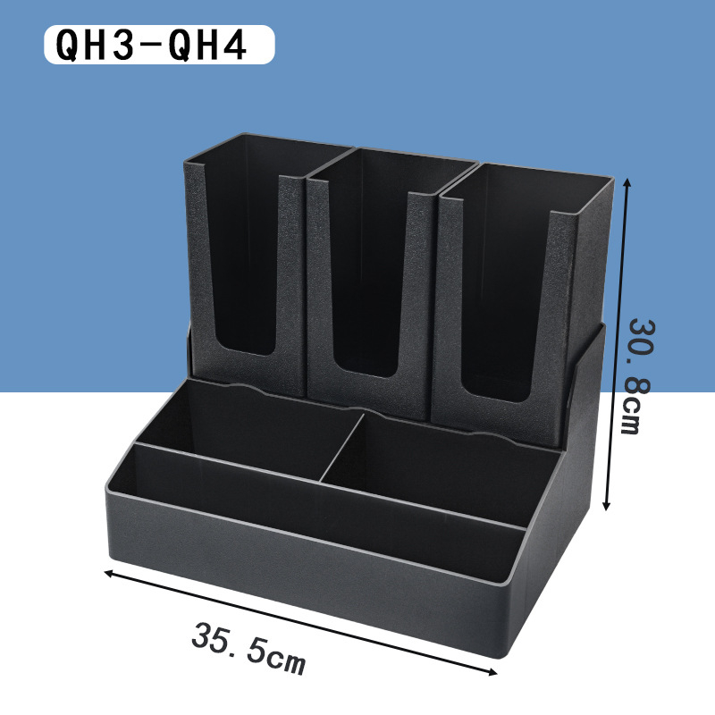 Tejeskávézók pohártartója — egyrészes injektált kialakítás, négy kerettel, pultba integrált, műanyag, tárolás, 1,5 kg