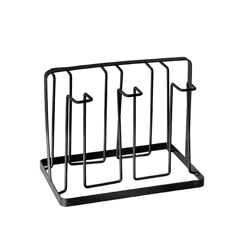 Barx Teáscsésze tartó állvány lecsöpögtető és tároló, függő üvegpohár tartó, modern egyszerű stílus, fúrás nélkül