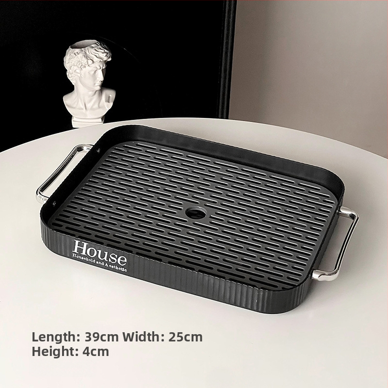 Barx držiak na šálky na čaj s odkvapkávacím priestorom a úložným priestorom, zavesiteľný držiak na sklenené šálky, moderný jednoduchý štýl, bez vŕtania