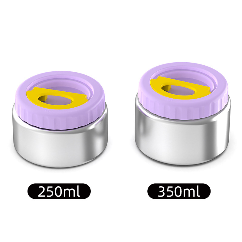 Cupa de supă izolată din oțel inoxidabil pentru copii — rotundă, menține caldura, cutie de prânz etanșă, capacitate sub 300 ml