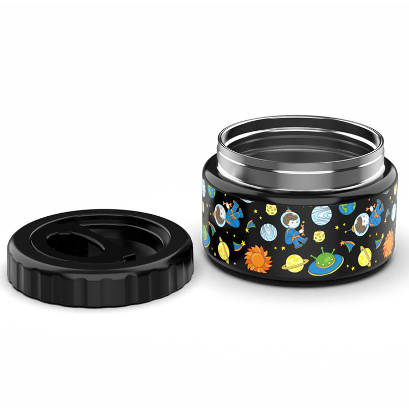 Cupa de supă izolată din oțel inoxidabil pentru copii — rotundă, menține caldura, cutie de prânz etanșă, capacitate sub 300 ml