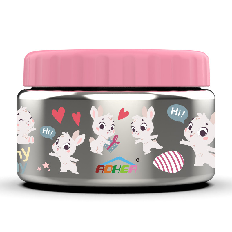 Cupa de supă izolată din oțel inoxidabil pentru copii — rotundă, menține caldura, cutie de prânz etanșă, capacitate sub 300 ml