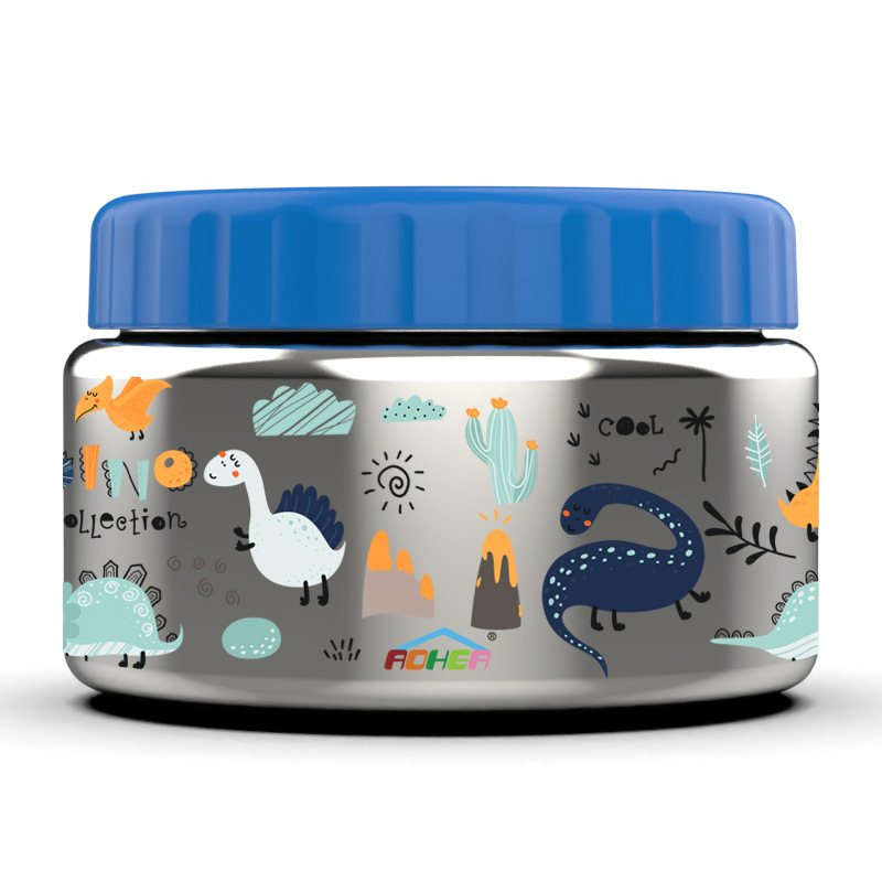Cupa de supă izolată din oțel inoxidabil pentru copii — rotundă, menține caldura, cutie de prânz etanșă, capacitate sub 300 ml