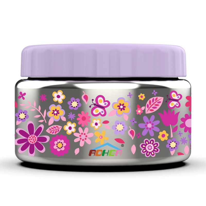 Cupa de supă izolată din oțel inoxidabil pentru copii — rotundă, menține caldura, cutie de prânz etanșă, capacitate sub 300 ml