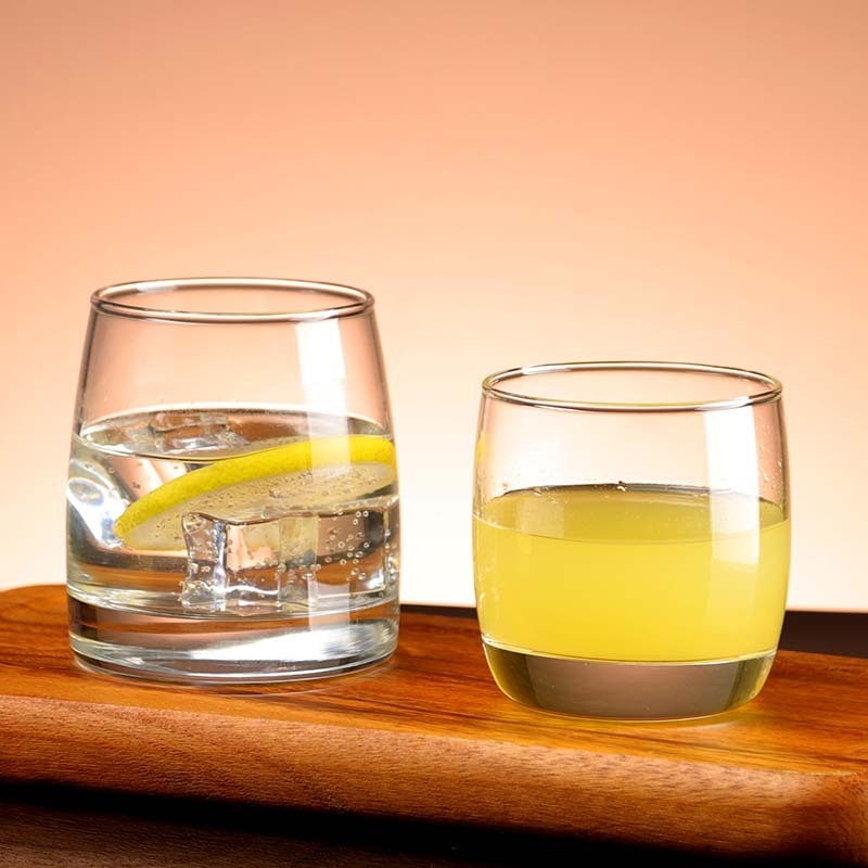 Čaša od stakla za Mojito - kružnog oblika, staklo natrij-kalcij, otporno na toplinu, ventilirani poklopac