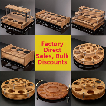 Držiak na poháre — drevený stojanový regál na poháre, ľahký luxusný retro štýl, model Deer Cup Holder, uvedenie v lete 2025.