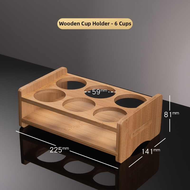 Držiak na poháre — drevený stojanový regál na poháre, ľahký luxusný retro štýl, model Deer Cup Holder, uvedenie v lete 2025.