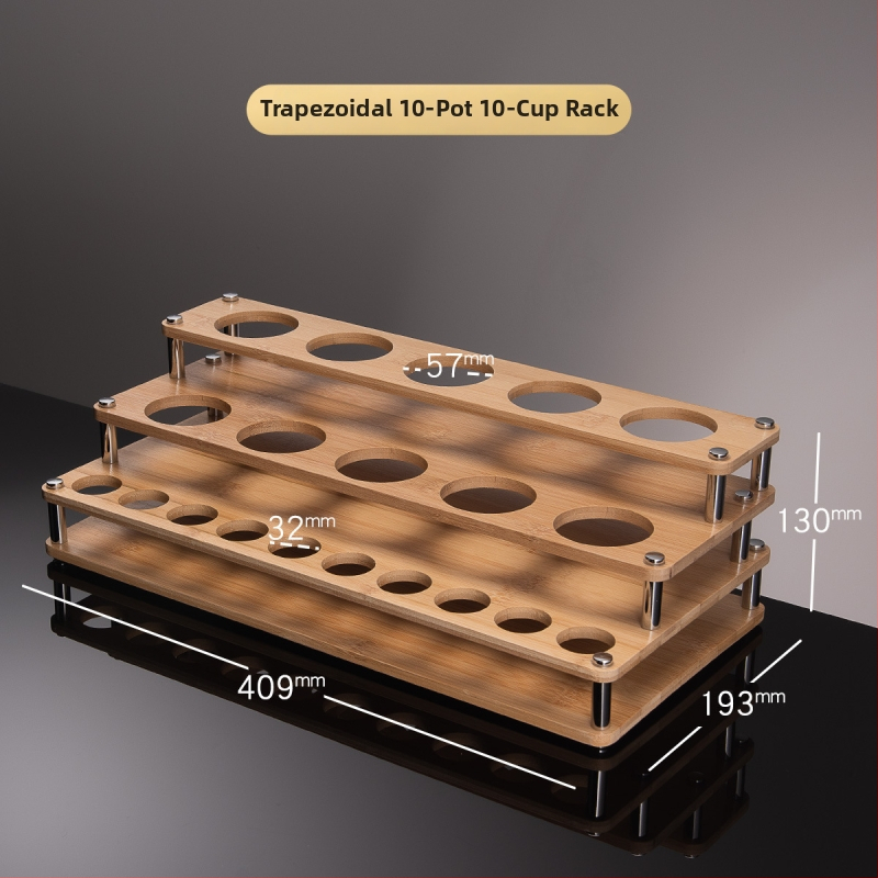 Držiak na poháre — drevený stojanový regál na poháre, ľahký luxusný retro štýl, model Deer Cup Holder, uvedenie v lete 2025.