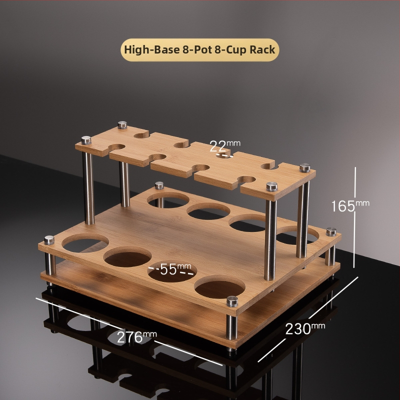 Držiak na poháre — drevený stojanový regál na poháre, ľahký luxusný retro štýl, model Deer Cup Holder, uvedenie v lete 2025.